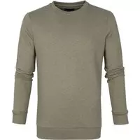 Suitable - Respect Trui Jerry Taupe - M - Modern-fit