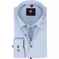 Suitable - Overhemd 227-8 Lichtblauw - 38 - Heren - Slim-fit
