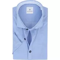 Blue Industry - KM Overhemd Jersey Blauw - 38 - Heren - Slim-fit