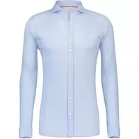 Desoto - Overhemd Strijkvrij 051 Lichtblauw - XS - Heren - Slim-fit