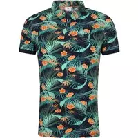 Blue Industry - Polo Jungle Multicolour - XL - Modern-fit