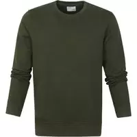 Colorful Standard - Sweater Zeewier Groen - S - Regular-fit