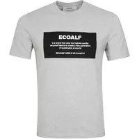 Ecoalf - Natal T-Shirt Label Lichtgrijs - L - Modern-fit