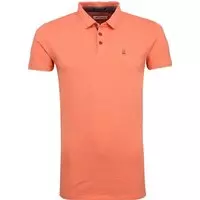 No-Excess - No Excess Stretch Poloshirt Oranje - L - Modern-fit