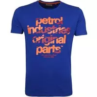 Petrol - T-shirt Blauw - L - Modern-fit