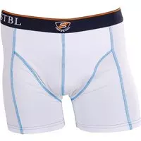 Suitable - Boxershort White Blue Stitch - XXL - Body-fit