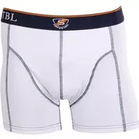 Suitable - Boxershort White Navy Stitch - XXL - Body-fit