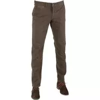 Suitable - Chino Oakville Taupe Print - Slim-fit - Chino Heren maat 25