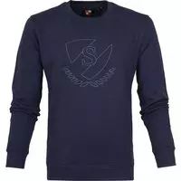Suitable - Katoen Sweater Logo - XL - Modern-fit