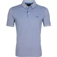 Suitable - Melange Poloshirt Indigo - XL - Slim-fit