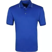 Suitable - Polo Liquid Jersey Blauw - XL - Regular-fit