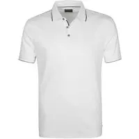 Suitable - Polo Liquid Jersey Wit - Regular-fit - Heren Poloshirt Maat 3XL