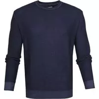 Suitable - Prestige Merino Pullover Navy - Maat XL - Regular-fit