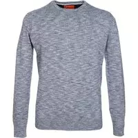 Suitable - Pullover Melange Navy - XL - Modern-fit