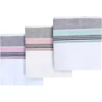 Suitable - Zakdoeken Hanky Multicolour Strepen - Katoenen - Cadeauverpakking