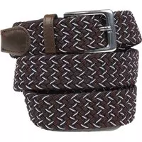 Suitable - Geweven Riem Bruin - 95 -