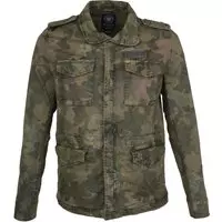 Dstrezzed - Jacket Army Print - XL - Modern-fit