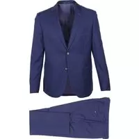 Suitable - Septimius Prem Kostuum Donkerblauw - 52 - Slim-fit