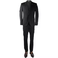 Suitable - Zwart Kostuum Suitable - 56 - Slim-fit
