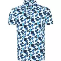 R2 Polo Multicolour Bloemen Blauw