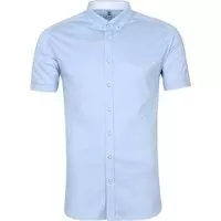 Desoto - Modern KM Overhemd Lichtblauw 502 - S - Heren - Slim-fit