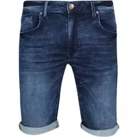 Petrol - Jackson Short Denim Navy - Slim-fit - Broek Heren maat XL