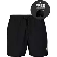 Muchachomalo - Swimshort - Men - 1-pack inclusief boxershort - Solid/Black
