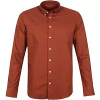 Suitable - Overhemd BD Oxford Rood - S - Heren - Slim-fit