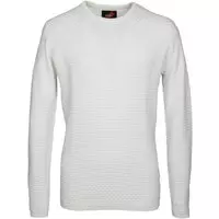 Suitable - Pullover Coen Off-White - XXL - Modern-fit