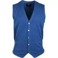 Suitable - Casual Gilet Blauw - L - Modern-fit