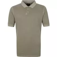 Suitable - Respect Pete Polo Taupe - M - Modern-fit
