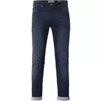 Petrol Industries - Heren Seaham Coated Slim Jeans - Blauw - Maat 30 L32