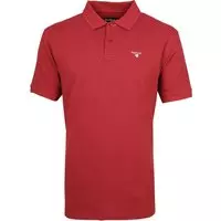 Barbour - Basic Polo Rood - M - Modern-fit