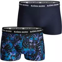 Bjorn Borg SHORT SHORTS SCOTT BB LA LEAF Heren Boxershort - 2P - Donker blauw - Maat XXL