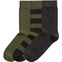 Bjorn Borg - Core 3-Pack Sokken Groen Zwart - 36-40 -