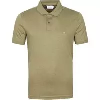 Calvin Klein Polo Korte Mouw Slim Fit Gemêleerd Groen (K10K107090 - 0XY)