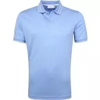 Calvin Klein - Polo Lichtblauw - L - Modern-fit