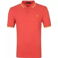 Fred Perry - Polo M3600 Zomer Rood - S - Slim-fit