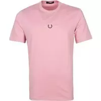 Fred Perry - T-Shirt Roze M1609 - L - Modern-fit