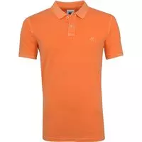 Marc O'Polo - Oranje Polo - L - Modern-fit