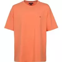 Tommy Hilfiger - Big and Tall T-shirt Stretch Oranje - XXL - Slim-fit
