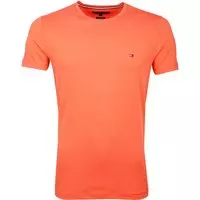 Tommy Hilfiger - T-shirt Oranje - S - Modern-fit