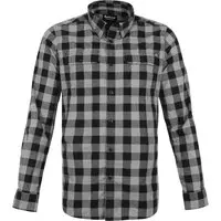 Barbour International - Overhemd Ruit Donkergrijs - M - Heren - Tailored-fit