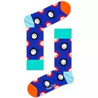 Happy Socks - Smiling Sun - blauw - maat 41-46