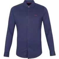 New Zealand Auckland - Overhemd Pakuratahi Donkerblauw - M - Heren - Modern-fit