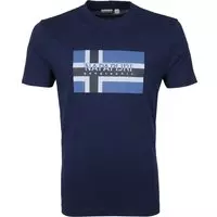 Napapijri - Sovico T-shirt Navy - L - Slim-fit