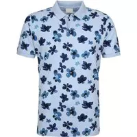 KnowledgeCotton Apparel - ledge Cotton Apparel Polo Skyway Flower - XL - Modern-fit