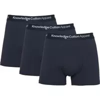 KnowledgeCotton Apparel - Boxershorts Maple 3-Pack Donkerblauw - XL - Body-fit