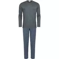 Mey Tweedelige Pyjama Portimo Heren 34019 - Grijs 697 soft grey Heren - 48