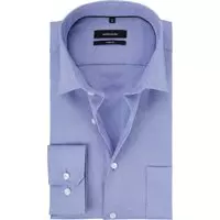 Seidensticker - Overhemd CF Blauw - 48 - Heren - Comfort-fit